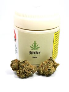 Ankr Organics Siren Marijuana Strain & Packaging