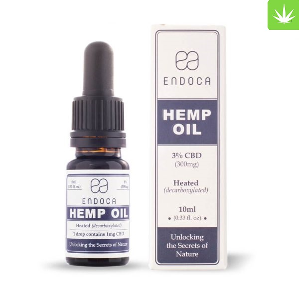Hemp Oil Drops 300mg CBD (Cannabidiol) (3%)